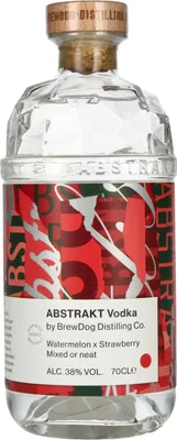 Produktbild von Brewdog ABSTRAKT WATERMELON X STRAWBERRY Vodka 38% Vol. 0,7l