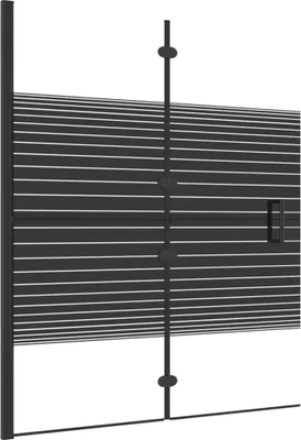 Obrázok produktu pre Skladací sprchový kút ESG 120x140 cm čierny