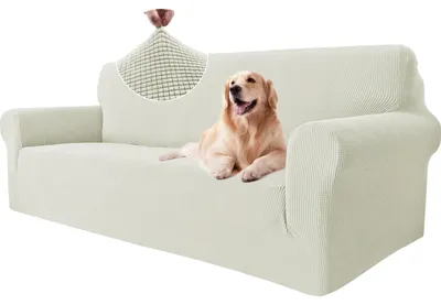 Produktbild von Stretch Sofaüberzug 3-Sitzer für Kratzfeste Schutz