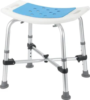 Produktbild von Famanu Duschhocker höhenverstellbar - Antirutsch Badezimmerhocker bis 180 kg