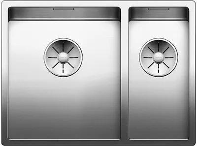 Image de Evier Blanco CLARON 340/180-U 585 x 440 mm acier inoxydable 521609