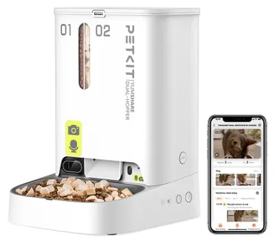 Immagine prodotto di PETKIT - Distributore automatico di cibo per animali domestici da 5 litri con telecamera 1080P