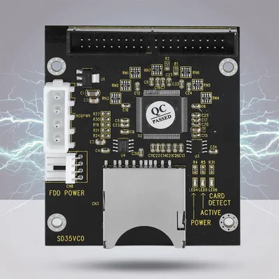 Image de Adaptateur micro SD vers IDE 2,5 pouces Adaptateur carte mémoire micro SD/TF vers connecteur IDE 40 broches