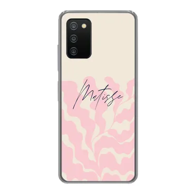 Produktbild von MuchoWow® Handyhülle Schutzhülle Hülle für Samsung Galaxy A03s Matisse - Blume - Abstrakt Silikon Softcase Handy Hülle - Schutz