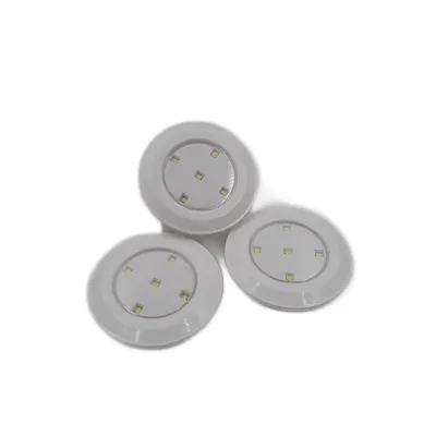 Immagine prodotto di Fosmon LED Puck Light 3-pack telecomando 5 LED bianchi luce diurna opzione di illuminazione,