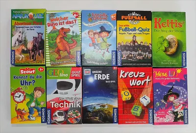 Produktbild von Kosmos 10 zufällige Mitbringspiele / Reisespiele