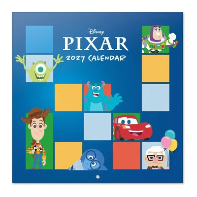 Zdjęcie produktu dla Kalendarz Grupo Erik Disney Pixar na rok 2027. Kalendarz ścienny, idealny dla rodzin