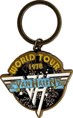Immagine prodotto di Van Halen World Tour '78 Retro Logo Banner Portachiavi