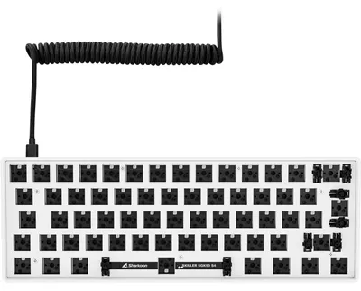 Image de Sharkoon Skiller SGK50 S4 Clavier barebone USB Blanc