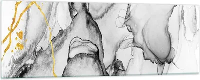 Produktbild von Bilder auf glas - Einteilig - Stein Abstraktion Kontrast - 90x30cm - Glasbilder - Wandbilder - Bilder - zum Aufhängen bereit - Wanddekoration aus Glas - Glas Bilder - Wandbild auf Glas - GAB90x30-4761