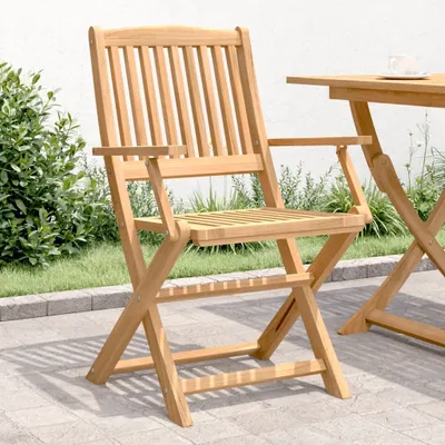 Produktbild von Gartenstühle 4 Stk. Klappbar 57,5x54,5x90 cm Massivholz Akazie 365742