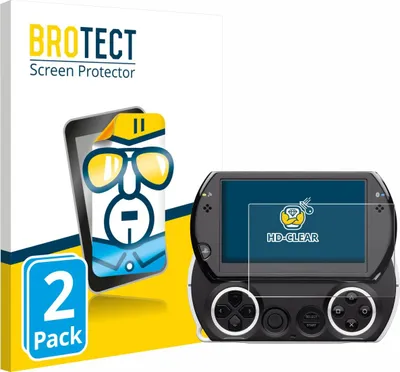 Produktbild von 2x Für Sony PSP Go Schutzfolie BROTECT Displayschutz Display Schutz Folie Klar Transparent