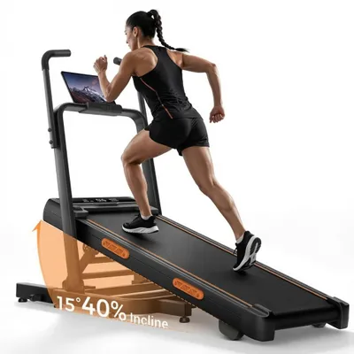 Produktbild von Laufband – 3,0 HP bürstenloser Motor, 40 % Steigung (15°), 159 kg Tragkraft & extra lange Lauffläche für sicheres, leises Training zu Hause, 100 cm, 130 cm, 159 kg, 62 cm, KI-generiertes Bild