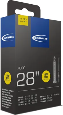 Produktbild von Schwalbe 10426383, Presta-Ventil, 28", 22,22 - 25,4 mm, 8 cm, Schwarz, Deutschland