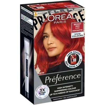 Zdjęcie produktu dla L'Oral Paris Prfrence Vivid Colours 8.624 Jasna czerwie