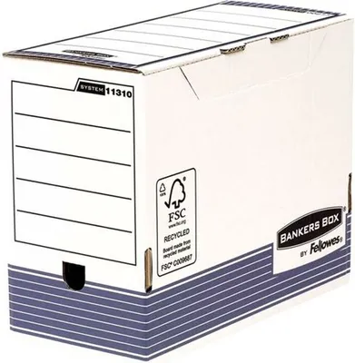 Produktbild von Datei-Box Fellowes 10 Stück Blau Weiß A4