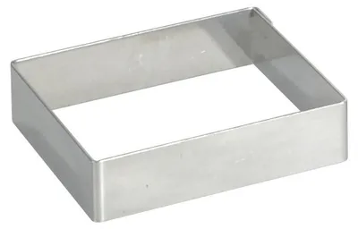 Produktbild von de Buyer 3905.08, Tortenring, Quadratisch, Edelstahl, Edelstahl, 80 mm, 80 mm