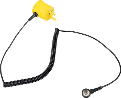 Obrázok produktu pre Uzemňovací modul Warmbier, ESD, 10 mm DK/2,4 m špirálový kábel, 1 MOhm 2200.111