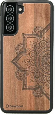 Produktbild von Holzhülle für Samsung Galaxy S21 MANDALA APFELBAUM