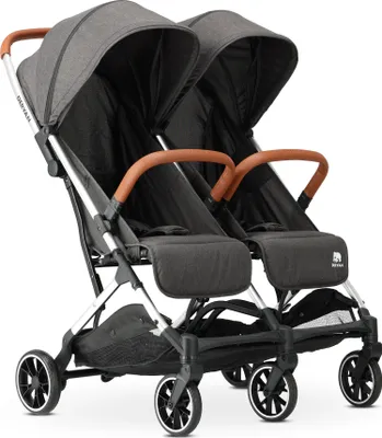 Produktbild von DERYAN Luxe Rolo X2 Doppelter Buggy - Duo Buggy - Grau