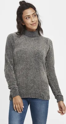 Produktbild von OXMO OXEstella Damen Strickpullover Grobstrick Pullover mit Stehkragen