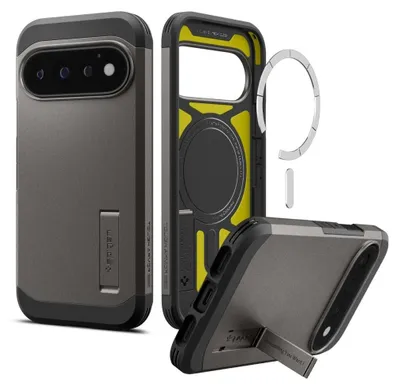 Productafbeelding van Spigen Tough Armor Backcover MagSafe voor de Google Pixel 11 Pro - Gunmetal