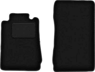Immagine prodotto di Wielganizator tappetini auto velours anteriori adatto per Mercedes SLK R170 (1996-2004, cabriolet) neri, set 2 pz, con fissaggi