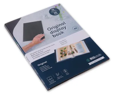 Productafbeelding van Rillstab kijkboek "Original", DIN A4, 10 bladzijden, zwart