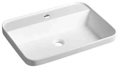 Immagine prodotto di Lavabo da incasso BRAHEA, Rockstone, 55x39 cm, bianco opaco