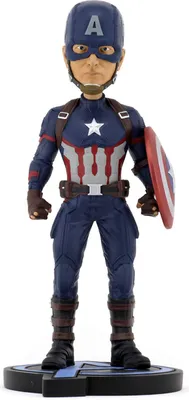 Immagine prodotto di NECA Avengers: Endgame Captain America Testa di Knocker figura bobblehead 20 cm