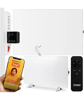 Obrázok produktu pre Infračervený ohrievač cronos synthelith pro crp-980twp 980w s wifi a diaľkovým ovládaním biely