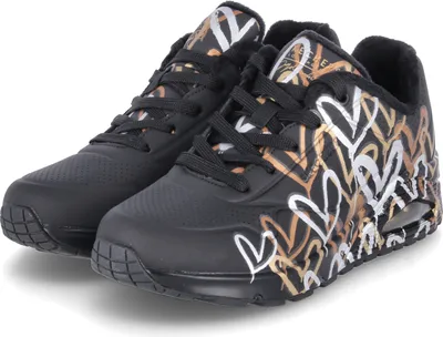 Obrázok produktu pre Skechers Uno - Metallic Love - Black / Gold Synthetic Veľkosť: 41 Normal