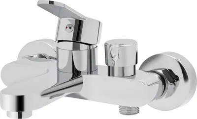Obrázek produktu pro Jednopáková vanová baterie Koupelnová sprchová baterie Stříbrná