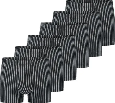 Produktbild von Schiesser 6er Pack 95/5 Essentials Organic Baumwolle Retro Short / Pant Innen liegender Webgummibund, Hochwertig garngefärbt, Angenehm weich und formstabil