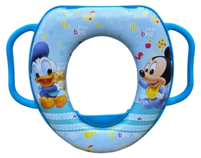 Productafbeelding van Kindertoiletbril, Mickey en Donald Disney, universeel, met handgrepen – Mickey Baby