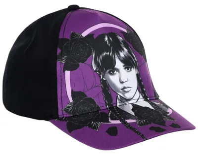 Produktbild von Basecap Wednesday Schwarz 52 cm