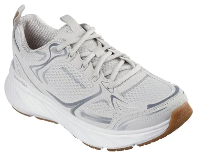 Productafbeelding van Skechers EDGERIDE - SILVER ECLIPSE, witte sportieve veterschoen voor dames, maat 39