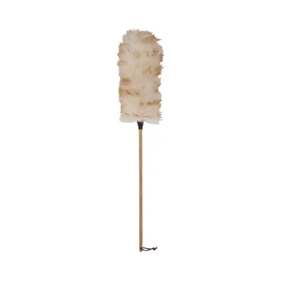 Produktbild von Redecker Lammfellwedel, unbehandelter Holzstiel, 70 cm