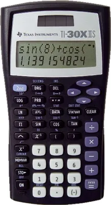 Produktbild von TI-30 X II S Schulrechner Texas Instruments, 2-zeiliiges Display, Solar