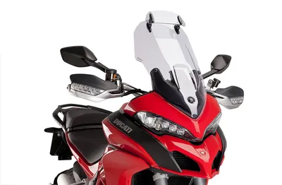 Productafbeelding van PUIG 7624W toerwindscherm met spoilerscherm, geschikt voor DUCATI MULTISTRADA 1200, transparant
