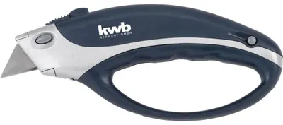 Produktbild von KWB Profi Messer mit geschlossenem (2 Trapez-und 2 Hakenklingen, Aufbewahrung im