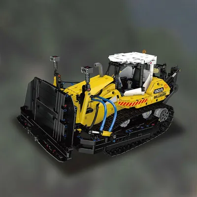 Produktbild von Mould King 19019 Pneumatischer Bulldozer Klemmbausteine 1200pcs Spielzeug Bausatz
