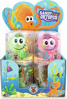 Zdjęcie produktu dla Trendhaus Squeezy przyssawka ośmiornica 4x różne.