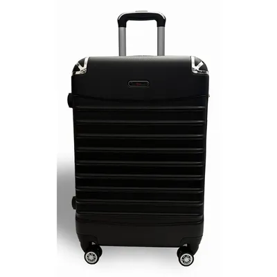 Produktbild von Trolley, Polycarbonat, Rorik Adventure, 28 Zoll, 92 L, Groß/L 77x45x30 cm, Zahlenschloss, doppelte 360°-Rollen, Teleskopgriff, Schwarz