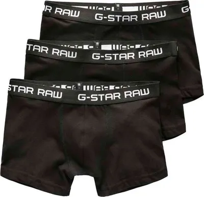 Imagen del producto de G-star Classic, paquete de 3 boxers, color negro, talla XL para hombre