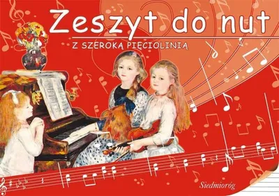 Obrázok produktu pre Zeszyt do nut z szeroką pięciolinią