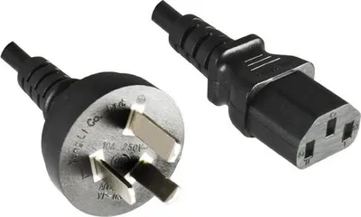 Produktbild von Microconnect PE150418, 1,8 m, Netzstecker Typ I, C13-Koppler, H05VV-F, 220 V, 10 A
