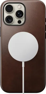 Immagine prodotto di Nomad Custodia in pelle moderna per iPhone 16 Pro Max Marrone rustico Horween