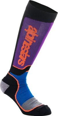 Obrázok produktu pre Ponožky Alpinestars Plus Youth Motocross Socks, čierna/fialová, M/L