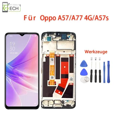 Produktbild von Für Oppo A57s / CPH2385 LCD Display mit Rahmen Touch Screen Bildschirm
